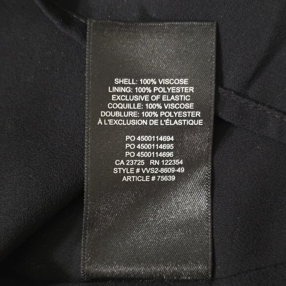 Sunday Best Satin Dress Womens XS Black Square Neck Thick Straps Smocked Aritzia - Picture 11 of 15